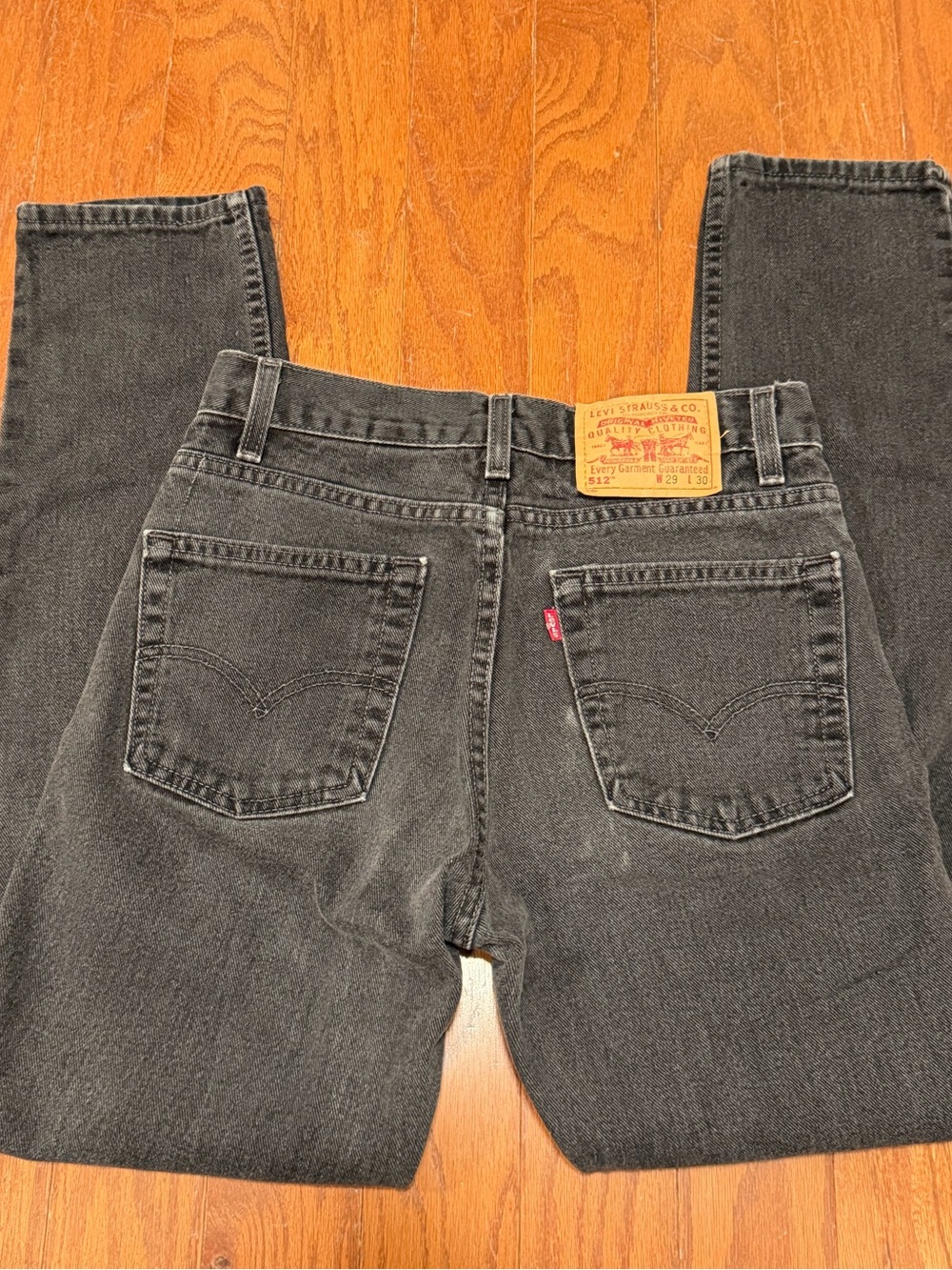 Women’s Levi’s Charcoal Straight High Rise Jeans